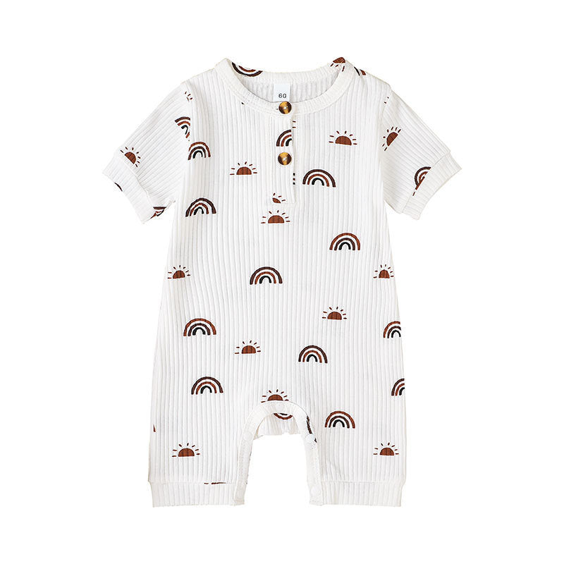Short Sleeves Infants Rompers Jumpsuit
