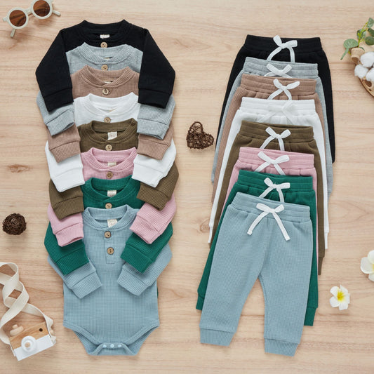 Cotton Romper Trousers Two-piece Set