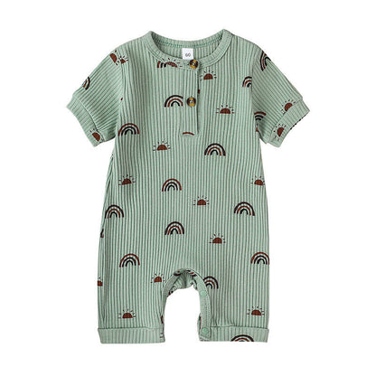 Short Sleeves Infants Rompers Jumpsuit