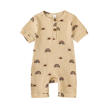 Short Sleeves Infants Rompers Jumpsuit