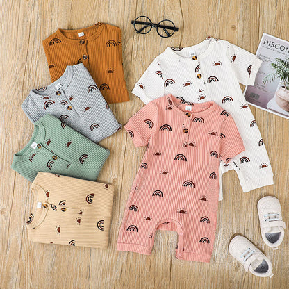 Short Sleeves Infants Rompers Jumpsuit