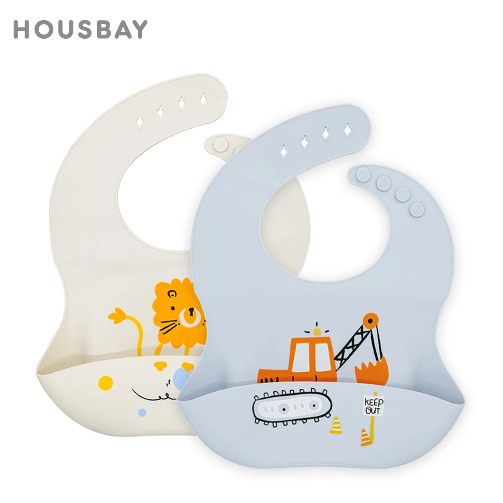 Waterproof Silicone Baby Bibs