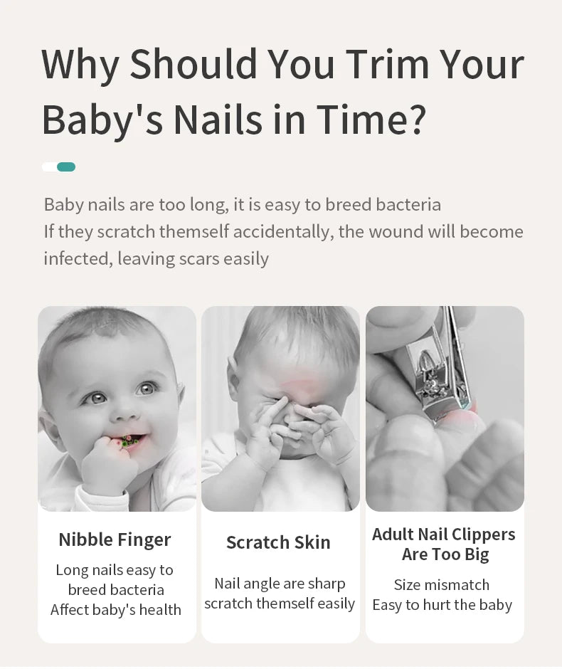 Baby Nail Clipper with Magnifier Glass