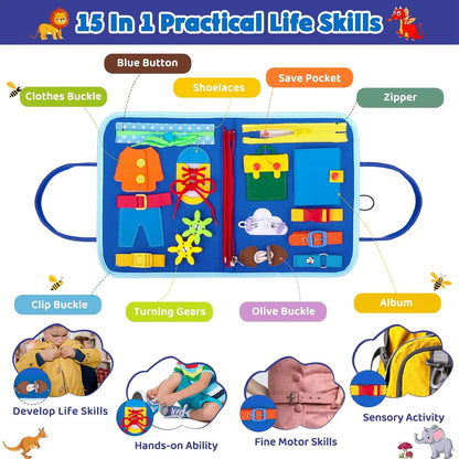 Montessori Busy Board Toy