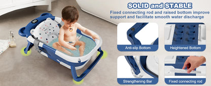 Portable Collapsible Baby Bathtub
