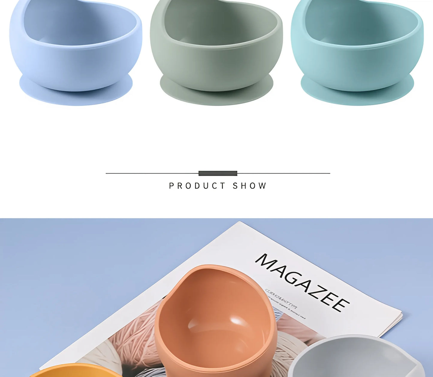 Silicone Suction Baby Bowl