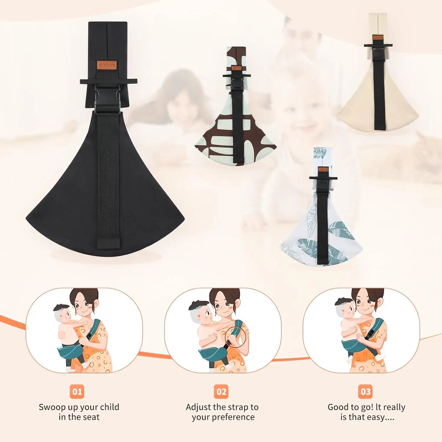 Portable Baby Carrier Sling