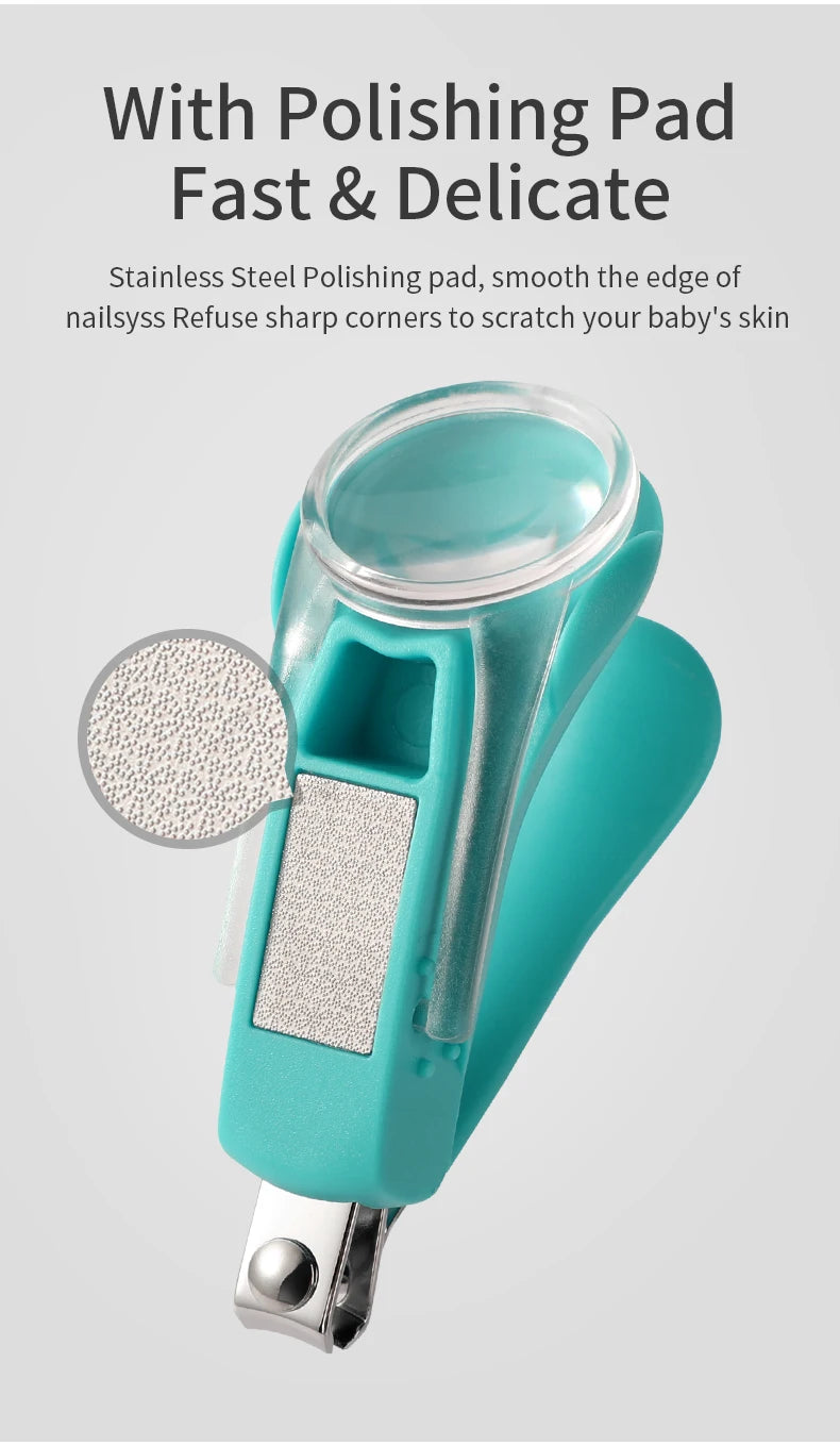 Baby Nail Clipper with Magnifier Glass