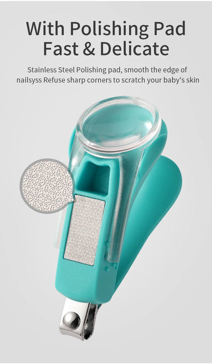 Baby Nail Clipper with Magnifier Glass