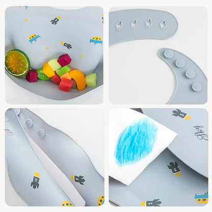 Waterproof Silicone Baby Bibs