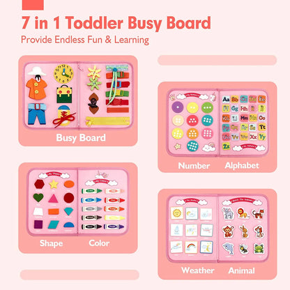 Montessori Busy Board Toy