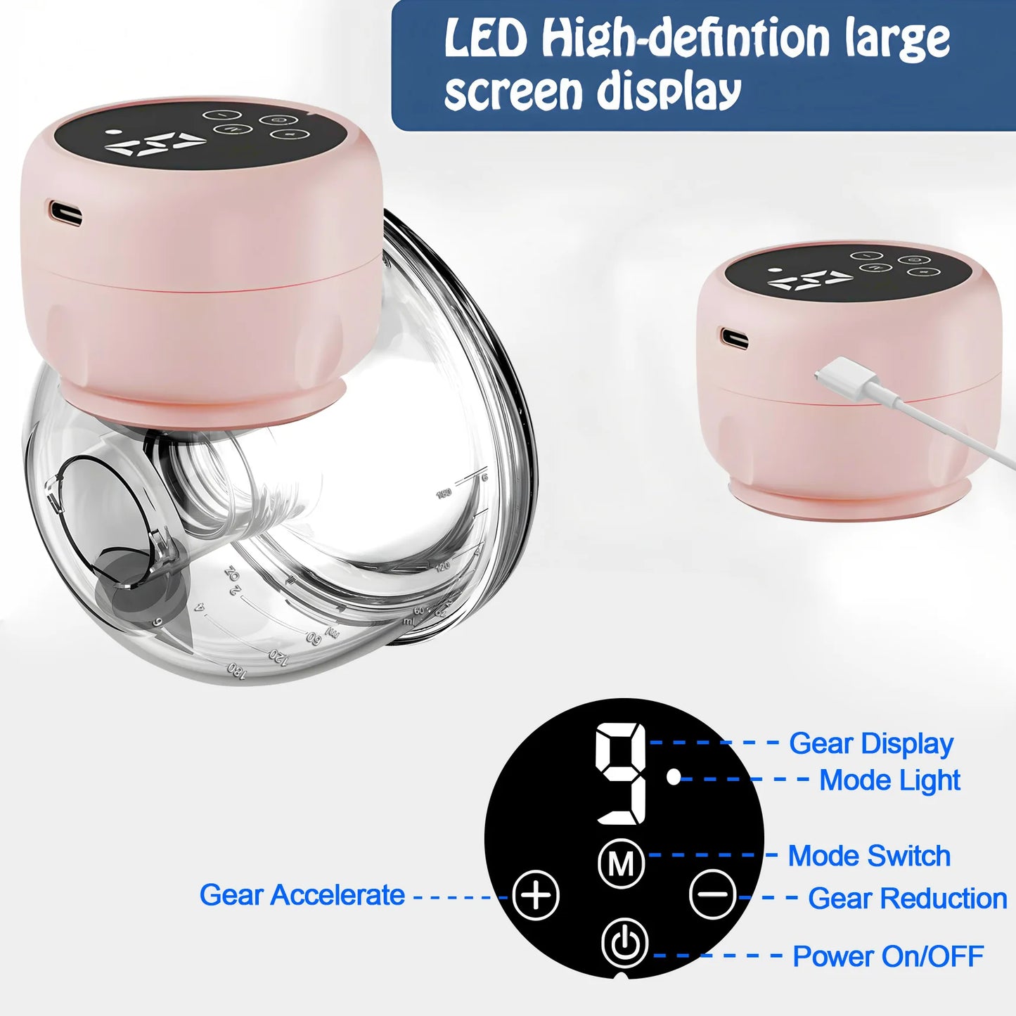 USB Electric Breast Pump