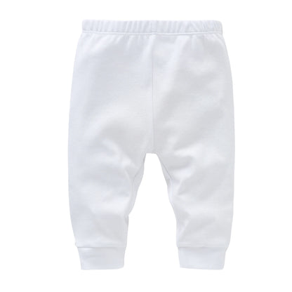 0-12M Cotton Long Trousers For Girls Boys Spring Autumn - Snugglenest Baby