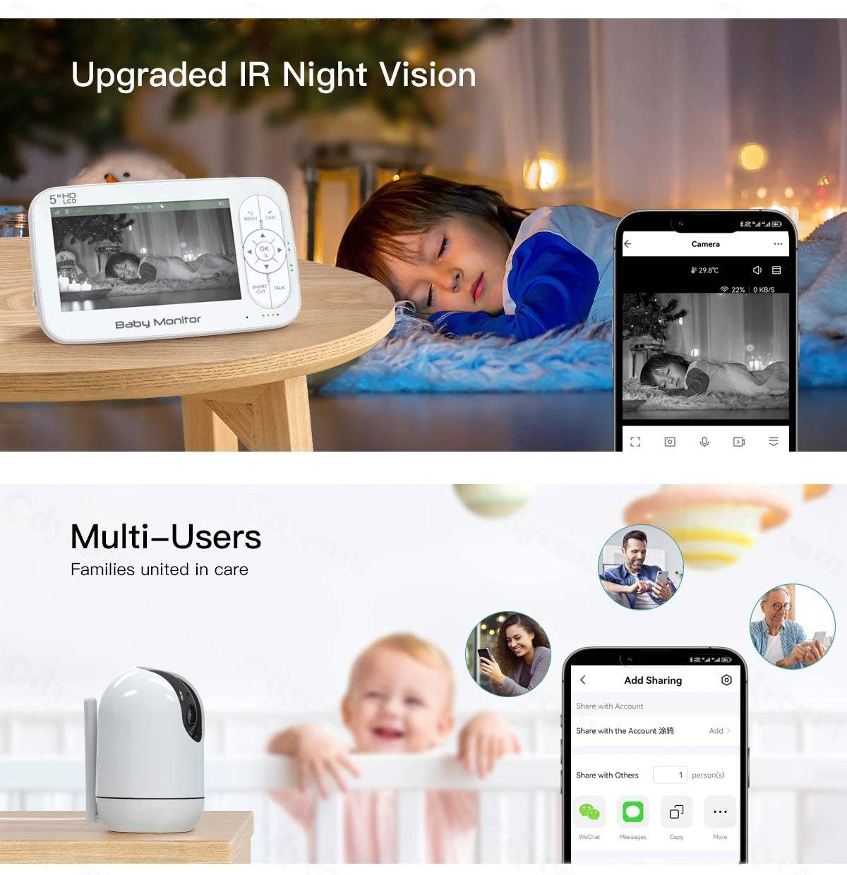 WiFi Baby Monitor Camera