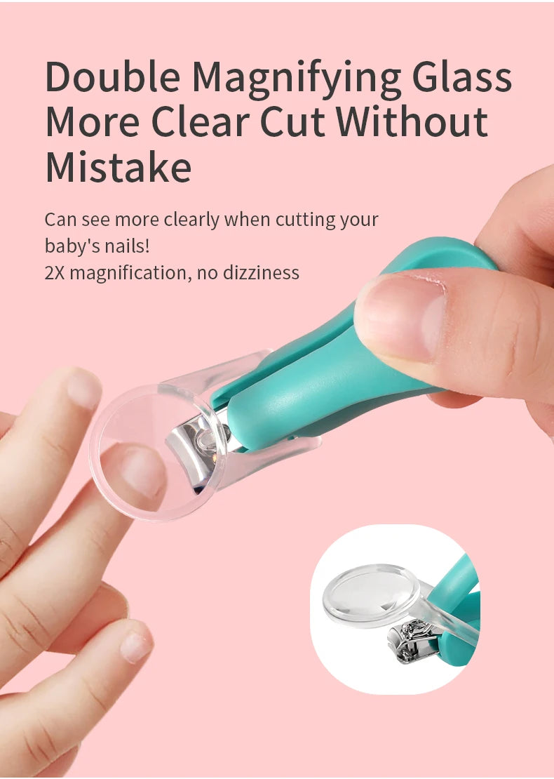 Baby Nail Clipper with Magnifier Glass