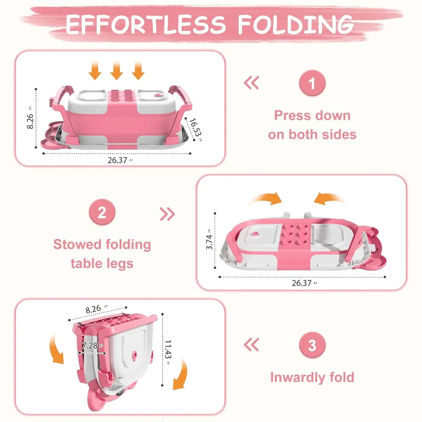 Portable Collapsible Baby Bathtub