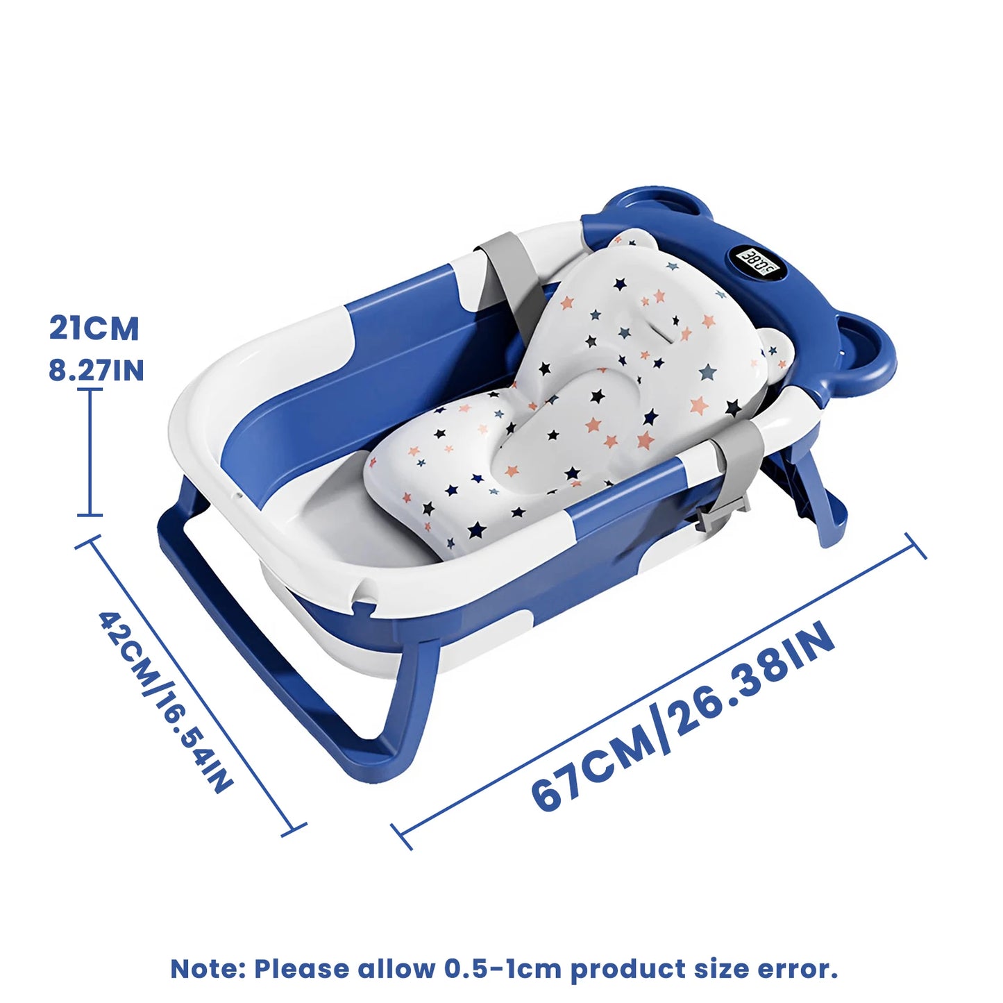 Portable Collapsible Baby Bathtub