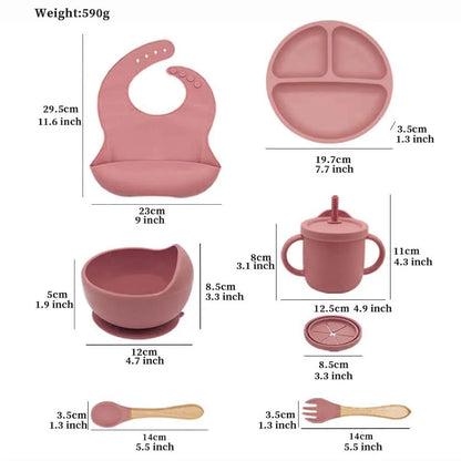 7-Piece Baby Tableware Set