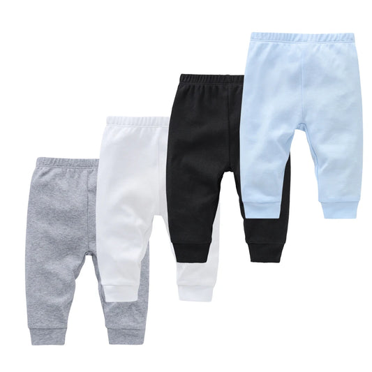 0-12M Cotton Long Trousers For Girls Boys Spring Autumn - Snugglenest Baby