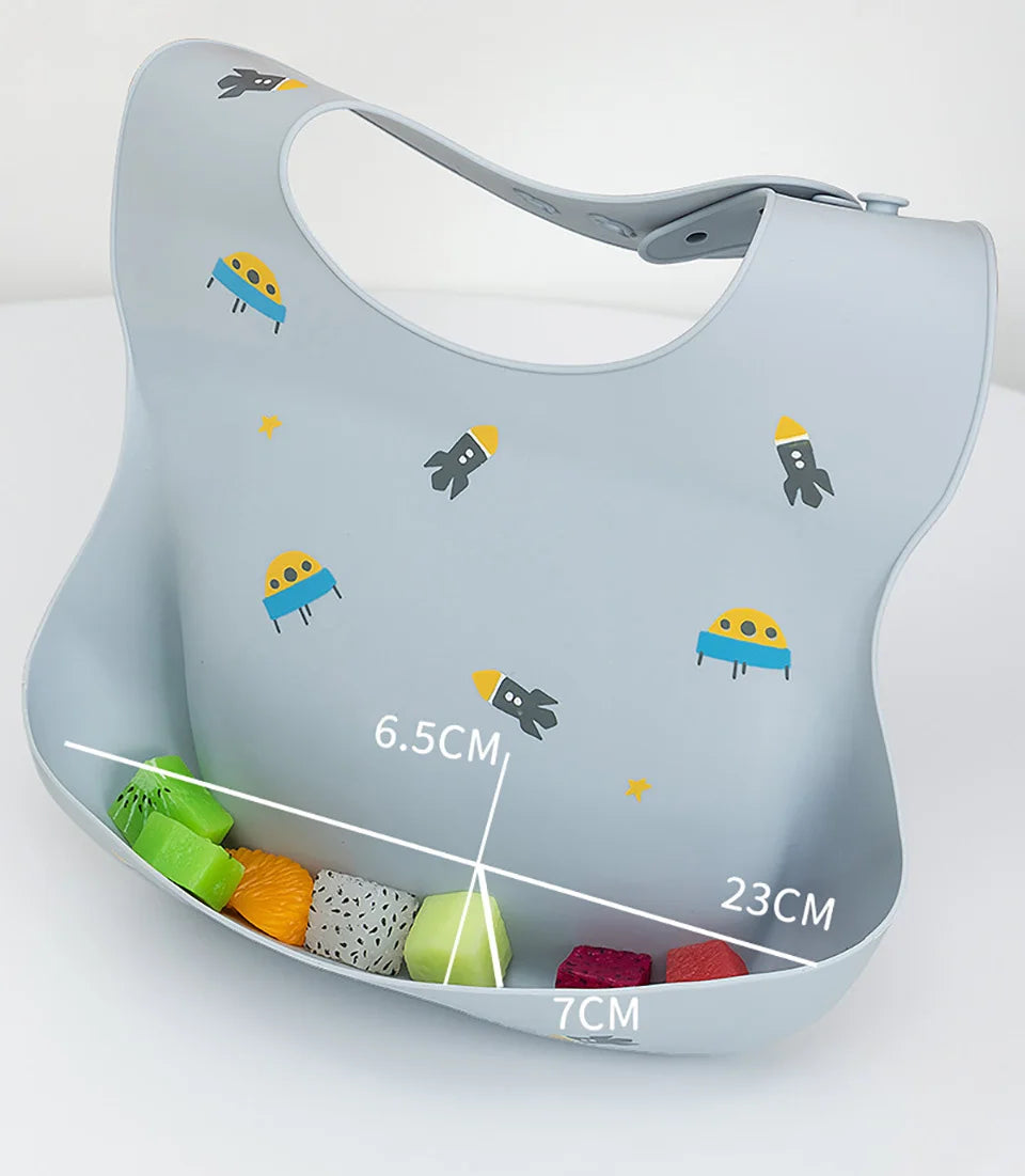 Waterproof Silicone Baby Bibs