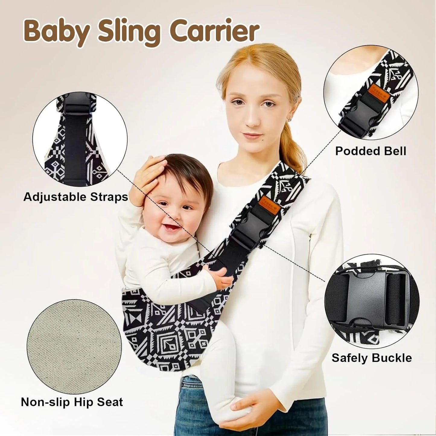 Portable Baby Carrier Sling