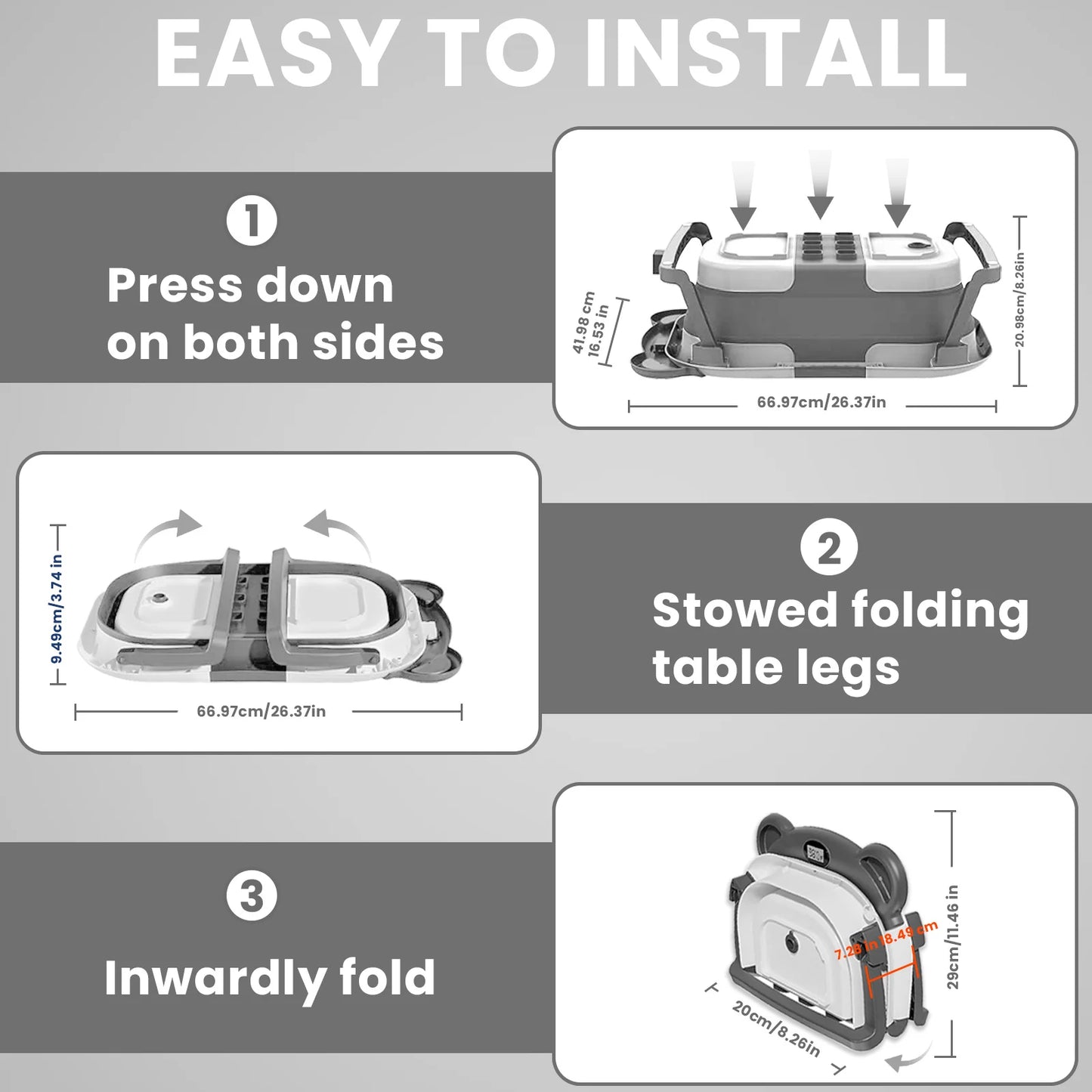 Portable Collapsible Baby Bathtub