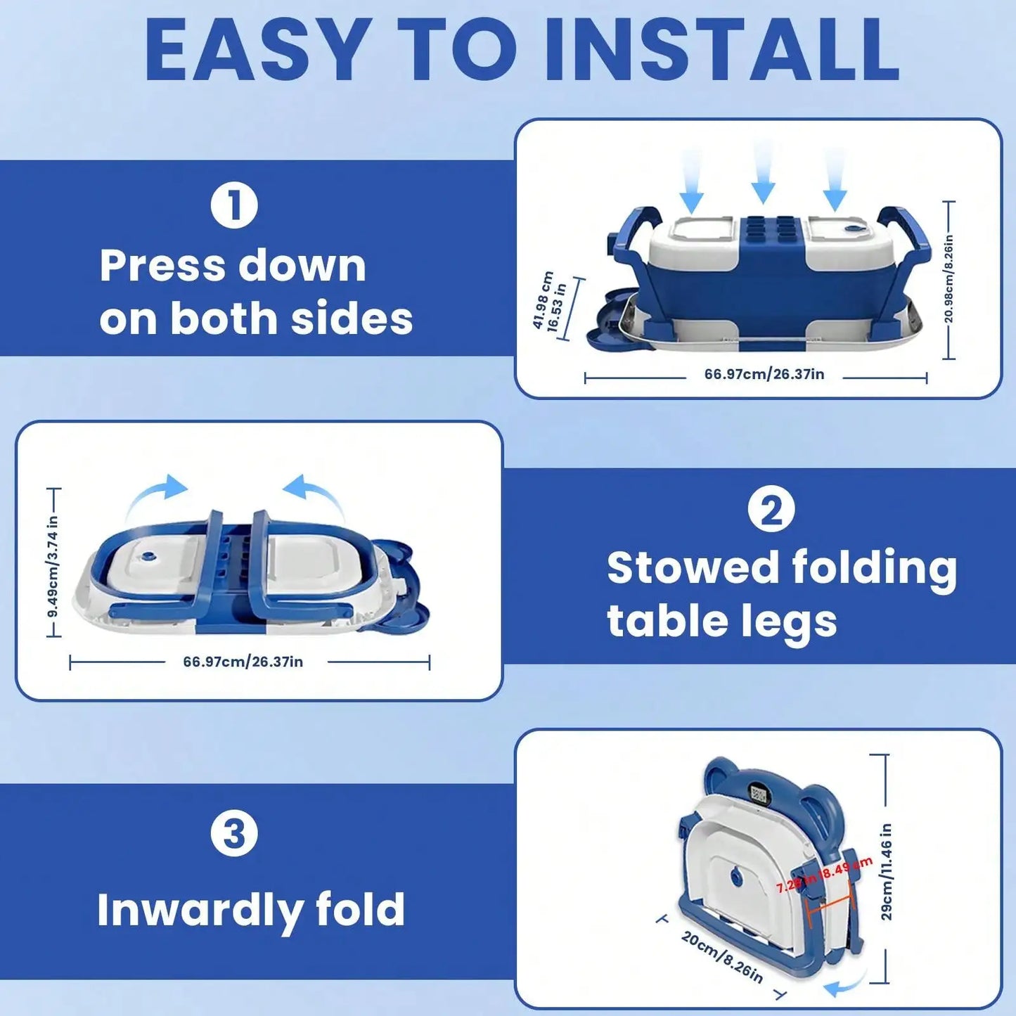 Portable Collapsible Baby Bathtub