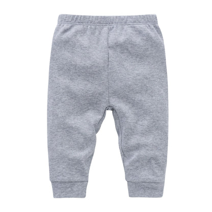 0-12M Cotton Long Trousers For Girls Boys Spring Autumn - Snugglenest Baby