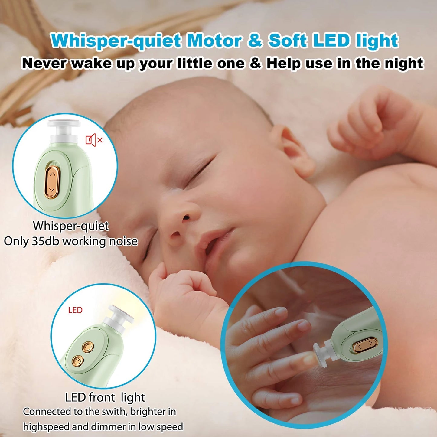 Baby Electric Nail Trimmer