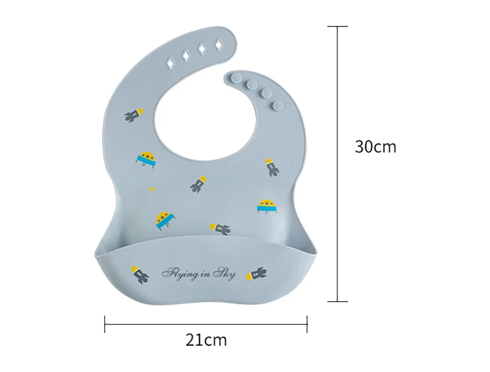 Waterproof Silicone Baby Bibs
