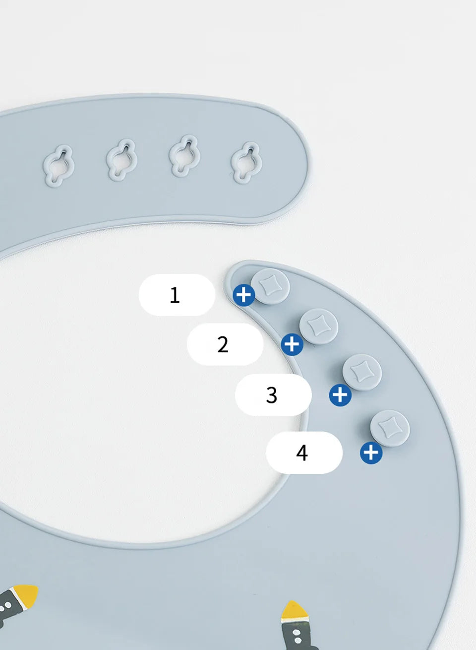 Waterproof Silicone Baby Bibs