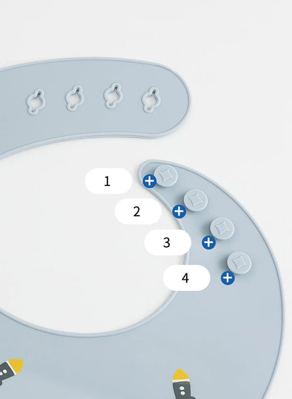 Waterproof Silicone Baby Bibs