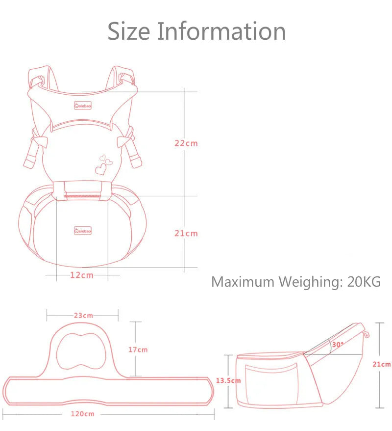 Portable Baby Hipseat Carrier