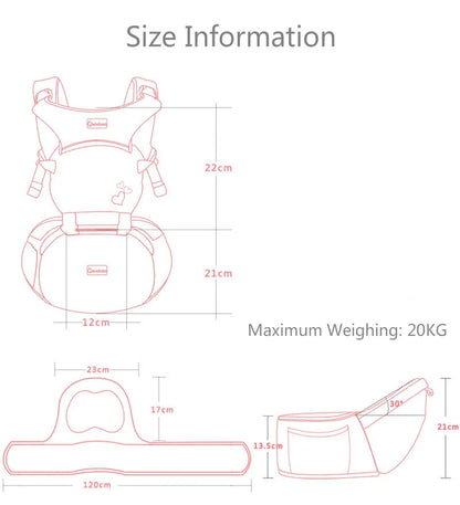 Portable Baby Hipseat Carrier