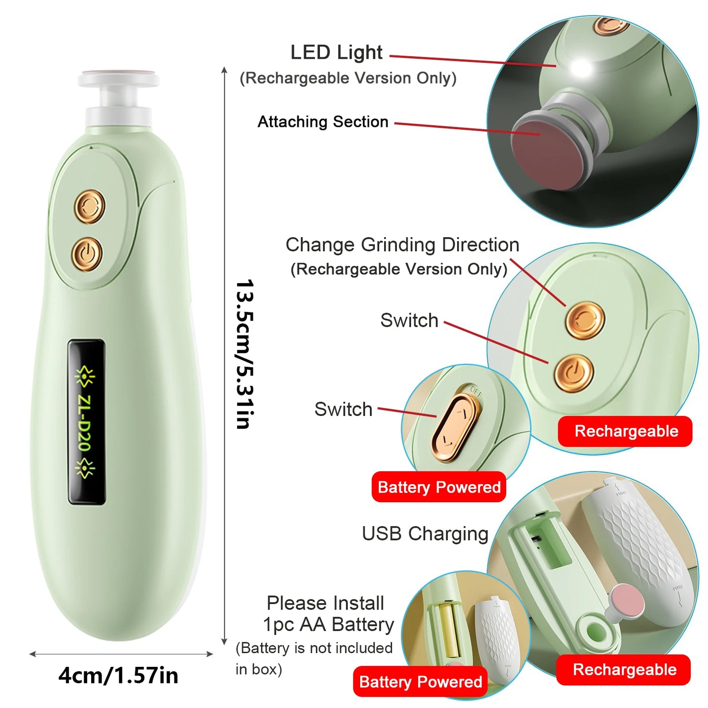 Baby Electric Nail Trimmer