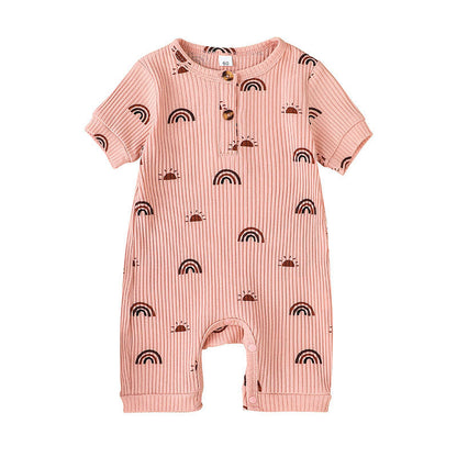 Short Sleeves Infants Rompers Jumpsuit