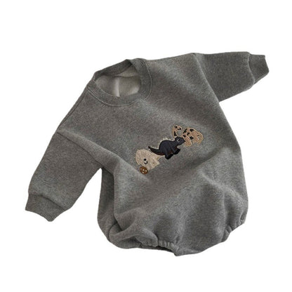 Ins Infant Toddler Korean Style Winter Clothes Jumpsuit